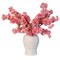 Japan Bright Pink Silk Cherry Blossom Flower 40" Tall, Set of 3 Branches Realistic Faux Floral Stems for Home